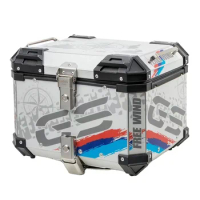 DAYANG professional Motorcycle Top Box 45l Aluminium Adventure Bike Tail Cases Motorcycles Carrier Trunk