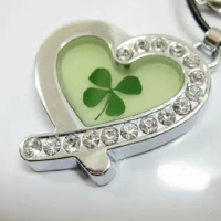 100 pcs Four-Leaf Clover Pendant Real Charms Lucky Jewelry Party Gifts