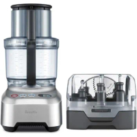 Kitchen Appliances Multi-Function Blender, 16-Cup Food Processor, Brushed Stainless Steel