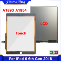 LCD Touch Panel For iPad 2018 A1893 A1954 Touch Screen Digitizer Replacement For iPad 6 6th Gen 2018 A1893 A1954 LCD Display