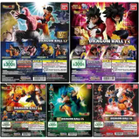 Bandai ของแท้ Gashapon ของเล่น Dragon Ball Super Cumber Son Gohan Majin Buu Burdock Fu Trunks Vegeta IV Action Figure ของเล่น