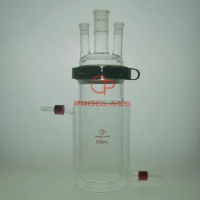 Separate Jacket Reactor,Three Necks with Easy Open PTFE Clamp,5000mL