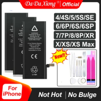 High Quality Mobile Phone Battery For iPhone 4 4S 5 5S 5C SE 6 6S 7 8 Plus X XR XS 5G 7G 6G 11 Pro Max 6P 6SP Replacement