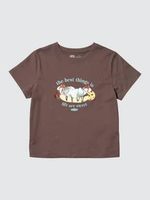 UNIQLO UT KAOS T-SHIRT WANITA mofusand BROWN S