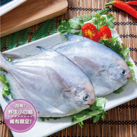 【鮮綠生活】野生白鯧魚2隻入