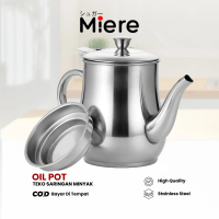 MiereHome 800ml Teko Saringan Teko Penyaringan Minyak Teko saringan minyak  Gelas Teko Teko Air  Tek