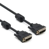 High Speed DVI 18+1 Cable Plug Male-Male DVI-d TO DVI 24+1 1080p for Dell HP Lenovo LCD DVD HDTV XBOX PC Monitor