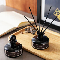 100ml Mini Fireless Reed Diffuser with Sticks, Fresh Air Aroma Diffuser for Home, Bedroom, Office, Hotel, Home Scent Diffuser