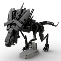 MOC Xenomorphs Mecha Ripleys Powerloader Model Predator Bricks Mechanics Alien Queen Building Blocks Set Kids Toy Gift