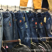 Children's Denim Pants Stock Clothing 1688 Kids Pants Street Vendor Wholesale 9.9 Free Shipping for 