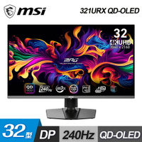 【MSI 微星】32型 MPG 321URX QD-OLED 電競顯示器【三井3C】