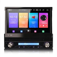 7" Android 10.0 OS 1 Din Car DVD Multimedia System Player One Din Car GPS Single Din Car Radio with Detachable Front Panel