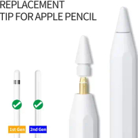 Pencil Tips for Apple Pencil 1st / 2nd Generation iPencil Nibs Compatible With iPad Pro Apple Pencil 1/2 Spare Nib Top Quality