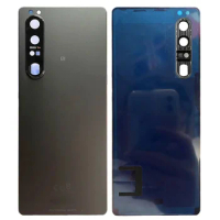 Glass For Sony Xperia 1 III Battery Cover Housing Door Back Cover Case With Camera Frame Replacement Adhesive