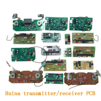 Huina 550/593/592/573/583/580/594/1569 RC Toy Excavator Transmitter Board Receiver Remote Controller Mainboard Arm Spare Parts
