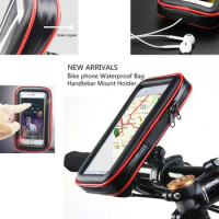 Touch Screen Bicycle Bike Motorcycle Phone Holders Stands Case Bags For Lenovo P2/C2/K6/K6 Note/K6 Power/ZUK Z2 Pro/A7000 Turbo