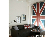 寰宇歐洲風 大不列顛日不落風格 英國國旗 140*230 CM 個性特色窗簾