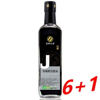 (買6送1) 喜樂之泉 有機黑豆醬油 500ml/瓶