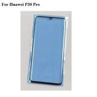 For Huawei P30 Pro P30pro Front LCD Glass Lens touchscreen P 30 Pro Touch screen Panel Outer Screen Glass without flex