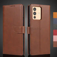 Vivo V23 5G Case Wallet Flip Cover Leather Case for Vivo V23 5G 6.44" Pu Leather Phone Bags protective Holster Fundas Coque