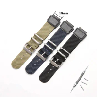 18MM Nylon Strap for Casio AE-1200WH 1300WH SGW-300 AQ-S810W Watch Band Accessories Replacement Sport Watchband Bracelet
