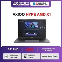 AXIOO HYPE AMD X1 Athlon Gold 3150C 8GB 128GB DOS MIDNIGHT BLACK