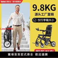 【台灣公司 超低價】舒倫士電動輪椅老年人可折疊輪椅超輕便攜智能全自動殘疾人輪椅車