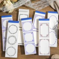 100pcs/lot Memo Pads Material Paper secret garden Junk Journal Scrapbooking Cards Retro Background Decoration Paper
