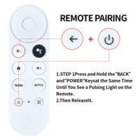 New Replacement Voice Remote Control for Chromecast with Google TV Bluetooth G9n9n