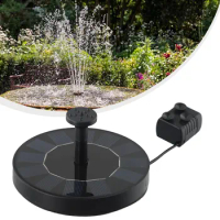 Solar Floating Fountain Floating Outdoor Water Fountain Pool Pond Decoration Solar Panel Powered Fountain Garden Supplies