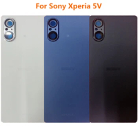 Back Cover Xperia 5V For Sony Xperia 5 V XQ-DE54 Battery Cover Housing Door Rear Case Repair Parts