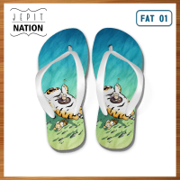 [SANDAL JEPIT] Alexander the Fat Tiger Pang Hu (FAT) Sendal Jepit Cowo Pria Wanita Perempuan Dewasa 