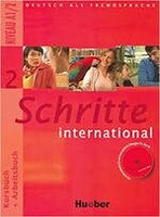 Schritte international 2 (A1.2) - Kursbuch + Arbeitsbuch mit Audio-CD zum Arbeitsbuch und interaktiven Ubungen 課本+練習 (附練習CD)  HUEBER  Hueber