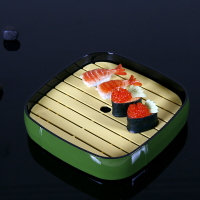 ABS若竹壽司桶料理餐具日韓料理用具魚生桶壽司刺身盤點心水果盤