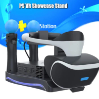 PS4 PS Move VR PSVR LED Storage Stand 2 Charging Ports Headset Holder CUH-ZVR2 2th Bracket for Sony Playstation 4 Accessories