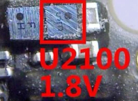 5pcs/lot home button fingerprint ic 1.8V For iPhone 6 6G plus U2100 4 pins glass ic chip