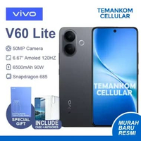 Vivo V60 LITE BARU 16GB RAM 8/256 8GB + 8GB Extend RAM 256GB NFC 2025 vivo terbaru murah Bonus Garan