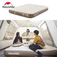 Naturehike Outdoor PVC Inflatable Mat, Sleeping Pad, Camp Air Mattress, Built In Air Pump