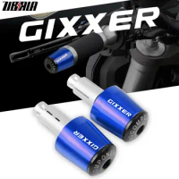 For SUZUKI GIXXER 150 155 250 150SF 250SF Motorcycle PARTS CNC Aluminum 7/8'' 22mm Handlebar Handlebar Gear Balanced Plug Slider