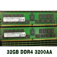 1 pcs For MT RAM 32G REG RDIMM MTA36ASF4G72PZ-3G2E2TG/VG Server Memory 32GB 2RX4 DDR4 3200AA