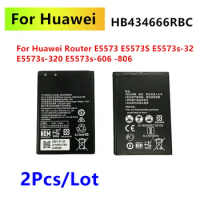 2Pcs/Lot HB434666RBC Phone Battery 1500mAh For Huawei Router E5573 E5573S E5573s-32 E5573s-320 E5573s-606 E5573s-806