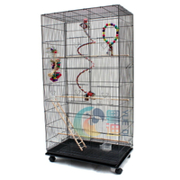 生產供應 便攜式寵物籠 寵物展示籠 鳥籠 鐵絲鳥籠 鸚鵡籠(424)