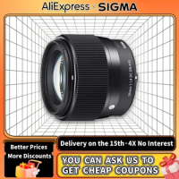 Sigma 56mm F1.4 DC DN Contemporary Large Aperture Potrait Mirrorless Sigma Lens for Sony A6400 Canon Fujifilm Nikon Z Sigma 56