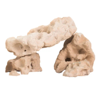 【水族 飾品 裝飾】人造礁岩石L 珊瑚石不規則 4顆約10kg/造景裝飾石/魚缸擺設魚隻躲藏(海水魚缸適用FM189L)