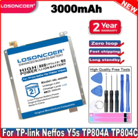 LOSONCOER NBL-40A2400 3000mAh Battery For TP-link Neffos Y5s TP804A TP804C Rechargeable Bateries Bateria