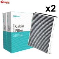 2x Car Accessories Pollen Cabin Air Conditioning Filter For Ford C-Max Escape Kuga Focus 3 Lincoln MKC Volvo V40 AV6N-19G244-AA