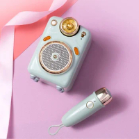 Divoom Fairy Multi - function Bluetooth Speaker microphone karaoke OK mint green smart subwoofer Mini portable wireless speaker