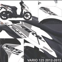 striping vario kzr125 body putih tahun 2012-2015