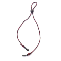 DMI STRAP MASK HITAM MERAH - Tali Masker Hijab - Strap Kalung Masker Pria Wanita