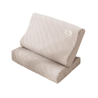 南極人乳膠枕套一對裝枕頭套單人單個60x40純棉全棉兒童50x30硅膠